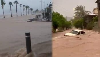 Huracán Norma ya golpea Baja California Sur