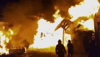 Sin lesionados tras incendio en la Central de Abasto de Toluca: Delfina Gómez