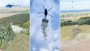 Influencer lanza 1 millón de dólares desde el cielo para sus fans | Video