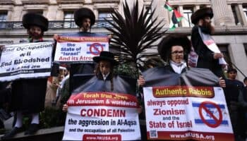 Videos y fotos | Miles se manifiestan a favor del pueblo palestino en Londres