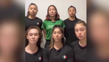 Selección mexicana de gimnasia rítmica pide ayuda al gobierno para salir de Israel | Video