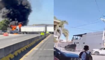 Reportan enfrentamientos y 'narcobloqueos' en Ocotlán, Jalisco