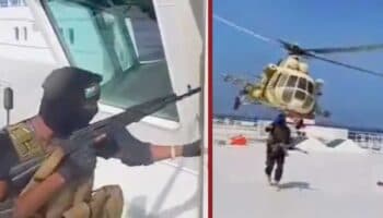 Difunden video del barco secuestrado en el que hay dos mexicanos