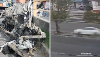 Muere conductor tras aparatoso choque en Atizapán | Video