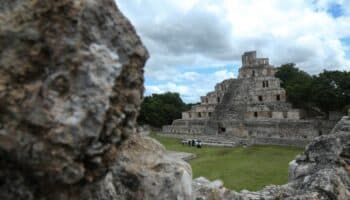 AMLO inaugurará el Museo de Sitio de Edzná como parte de su gira de revisión del Tren Maya