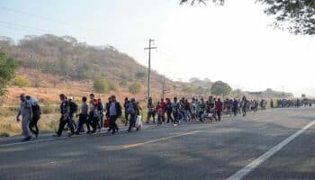 Caravana migrante pide desde Oaxaca la apertura de un corredor humanitario