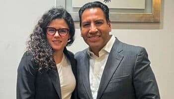 Secretaria de Gobernación y coordinador de Morena en el Senado se reúnen para afinar agenda legislativa