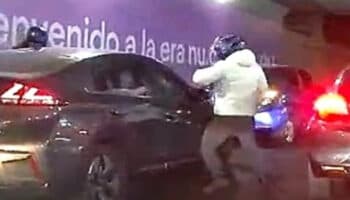 Video | SSC busca a asaltantes por operativo para robo en el Viaducto Miguel Alemán