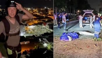 Fuertes imágenes | Muere joven al saltar de una torre en Tailandia; no se abrió su paracaídas