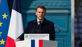 Macron aboga por incluir el derecho al aborto en la Carta de Derechos Fundamentales de la UE