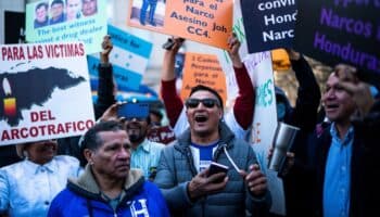 En Honduras celebran culpabilidad al expresidente Juan Orlando Hernández