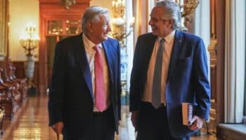 AMLO se reúne con expresidente de Argentina, Alberto Fernández