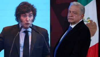 Así respondió AMLO a Milei; manda abrazo a Petro