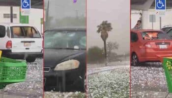 Videos | Granizo del tamaño de pelotas de béisbol provoca daños en Coahuila