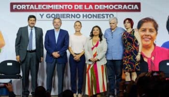 Reforma a poderes judiciales, regular notarías y Agencia Anticorrupción, propuestas de Sheinbaum contra desvíos