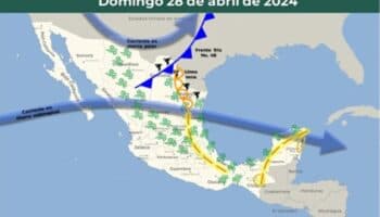 Tres fenómenos mantendrán fuertes lluvias, rachas de viento y altas temperaturas en México