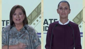 “Tu eres la candidata de un narcopartido… le rinden culto a la Santa Muerte”: Gálvez a Sheinbaum