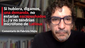 Si hubiera demanda, no estarían encapuchados y no tendrían micrófono de Latinus: Fabrizio Mejía