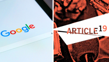 Google suspende cuenta de Artículo 19 por supuestas "prácticas comerciales inaceptables"