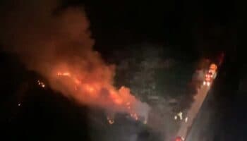 Controlan incendio en zona federal en límites de Edomex y CDMX