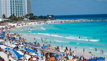 El turismo internacional en México crece un 6,2 % en febrero