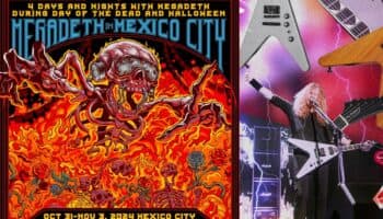 Tour gastronómico en mercado Jamaica, lucha libre y shows privados ofrece Megadeth en CDMX