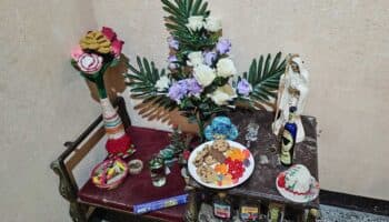 Encuentran altar a la Santa Muerte en cateos por asesinato de 'Farruko Pop' | Videos