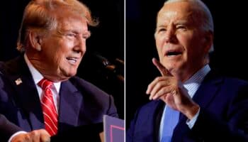 Biden reta a Trump a debatir cuando no esté ocupado con su juicio: Esquivel | Video