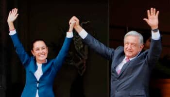 AMLO celebra gabinete de Sheinbaum; 'No he recomendado a nadie', afirma