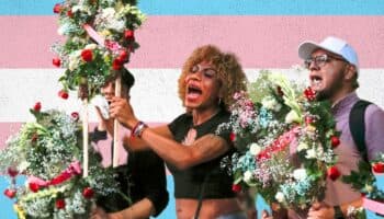 Comunidad LGBT protesta contra violencia transfeminicida en CDMX