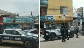 Se enfrentan a balazos hombres armados y policías estatales en Santa Lucía del Camino, Oaxaca