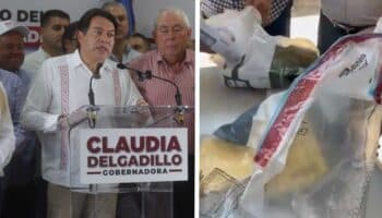 Jalisco | Mario Delgado comparte boletas a favor de Morena que presuntamente aparecieron en bolsas de basura
