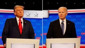Biden y Trump atraen la audiencia más baja de un debate presidencial de EU en 20 años