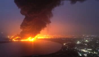 Así fue la explosión masiva en Yemen tras bombardeo de Israel | Video