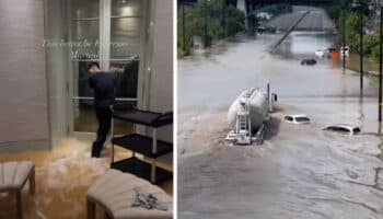 Se inunda mansión de Drake por lluvias en Toronto | Videos