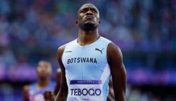 París 2024: Tebogo vuela en los 200 metros y frustra intento de triplete de Lyles