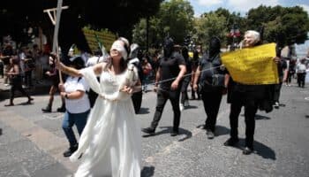 Jufed se suma a manifestación contra reforma judicial