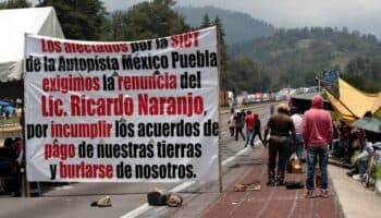 Ejidatarios aceptan abrir un carril de la México-Puebla