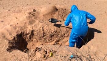 Reportan 44 restos óseos hallados en 2024 en 44 fosas clandestinas de Ixtlahuacán, Colima
