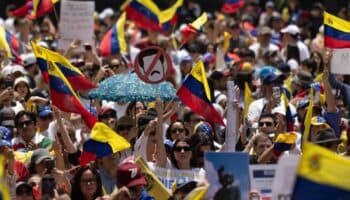 Venezolanos protestan en todo el mundo por el resultado electoral