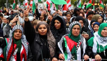 Un año de la guerra | Miles de personas se manifiestan en todo el mundo en apoyo a Palestina