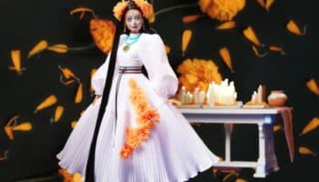 Así luce la edición especial de barbie de Día de Muertos diseñada por un mexicano