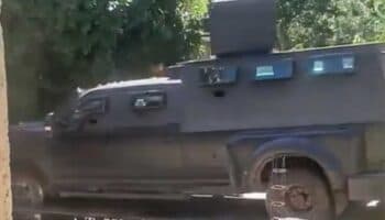 Aseguran camión 'monstruo' blindado en Sinaloa | Video