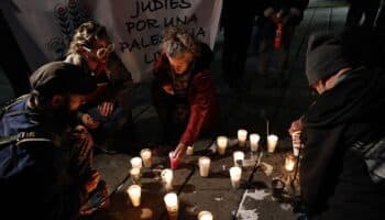 A un año de guerra en Palestina se manifiestan en México contra el 'genocidio sionista'