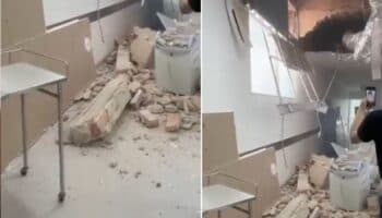 Reportan derrumbe en Hospital General del IMSS en Guadalajara | Video