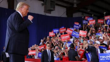 Trump: 'Harris habla sobre unidad y luego me llama Hitler'