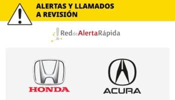 Alerta Profeco: por riesgos mecánicos 100,000 autos Honda y Acura deben revisarse