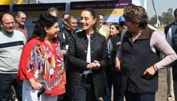 Sheinbaum supervisa obra de Trolebús Elevado Santa Martha Acatitla-Chalco