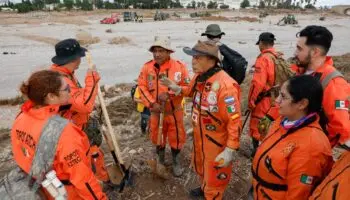 Topos Aztecas mexicanos buscan a desaparecidos por la DANA en España