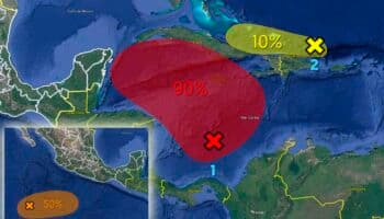 Conagua vigila tres zonas con potencial ciclónico para las próximas horas y días